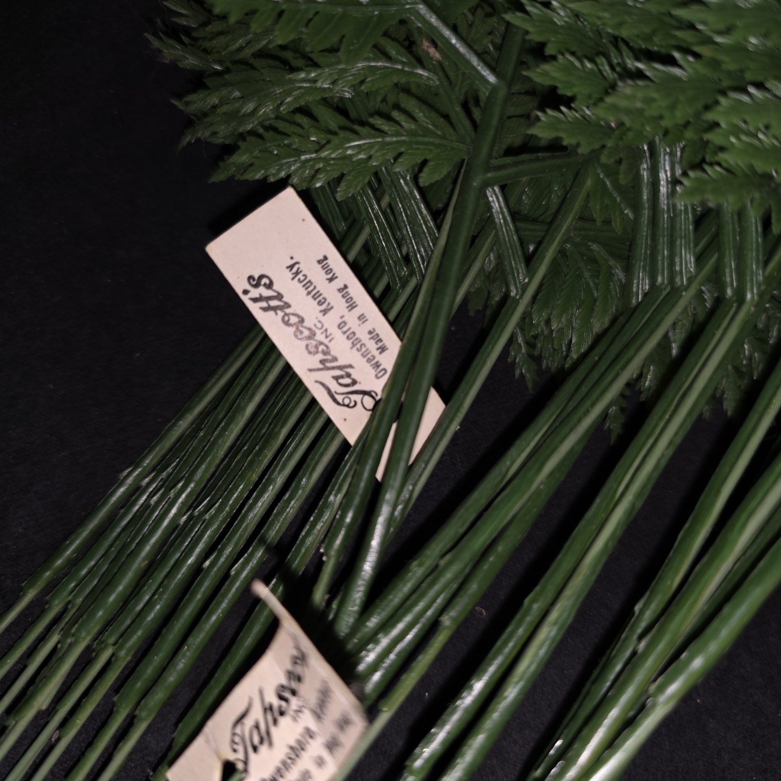 60+ Pieces Artificial Greenery Vintage Palm Fern Etc Tapscott’s