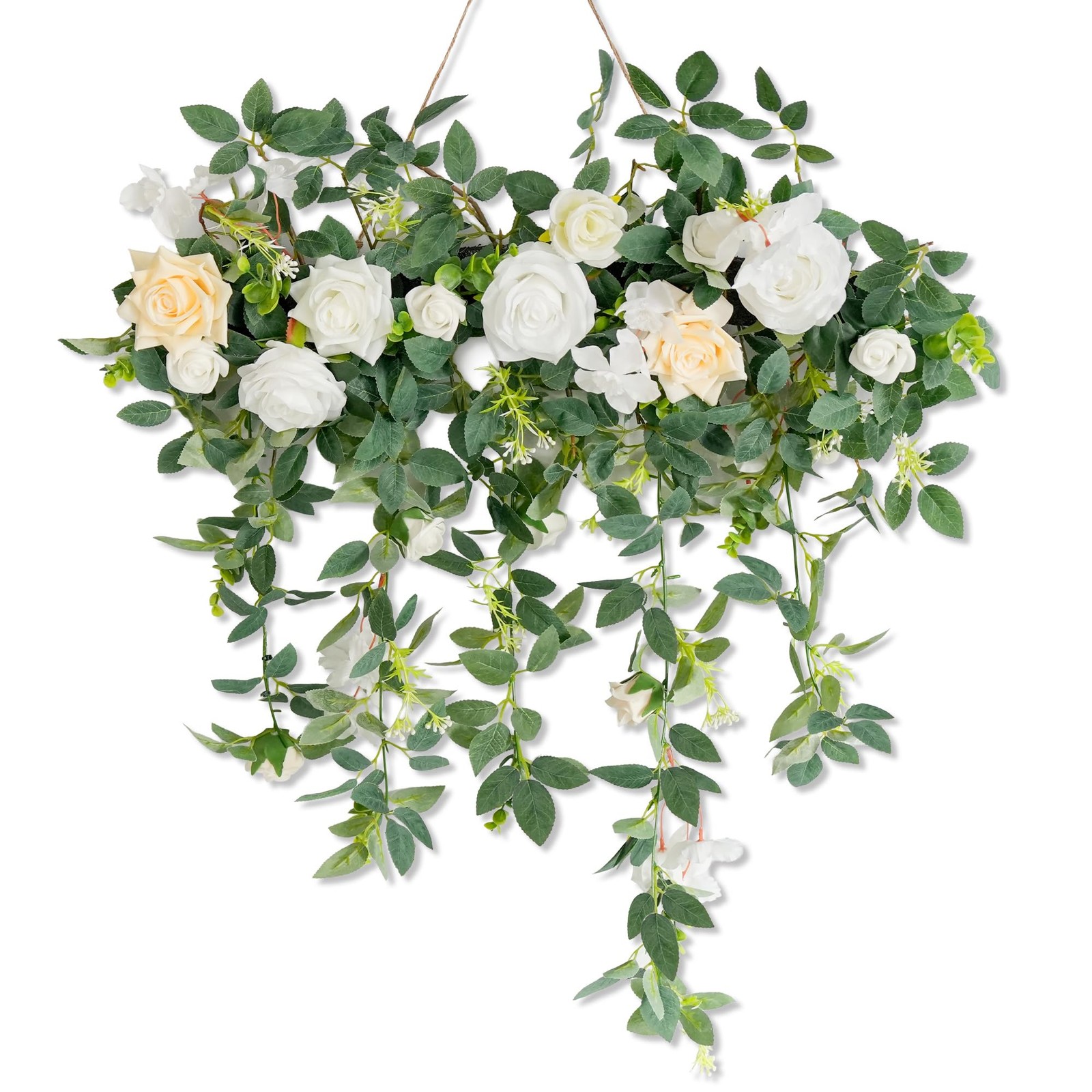 Wedding Arch Flowers，Floral Decor Hanging Artificial Flowers for Decoration F…
