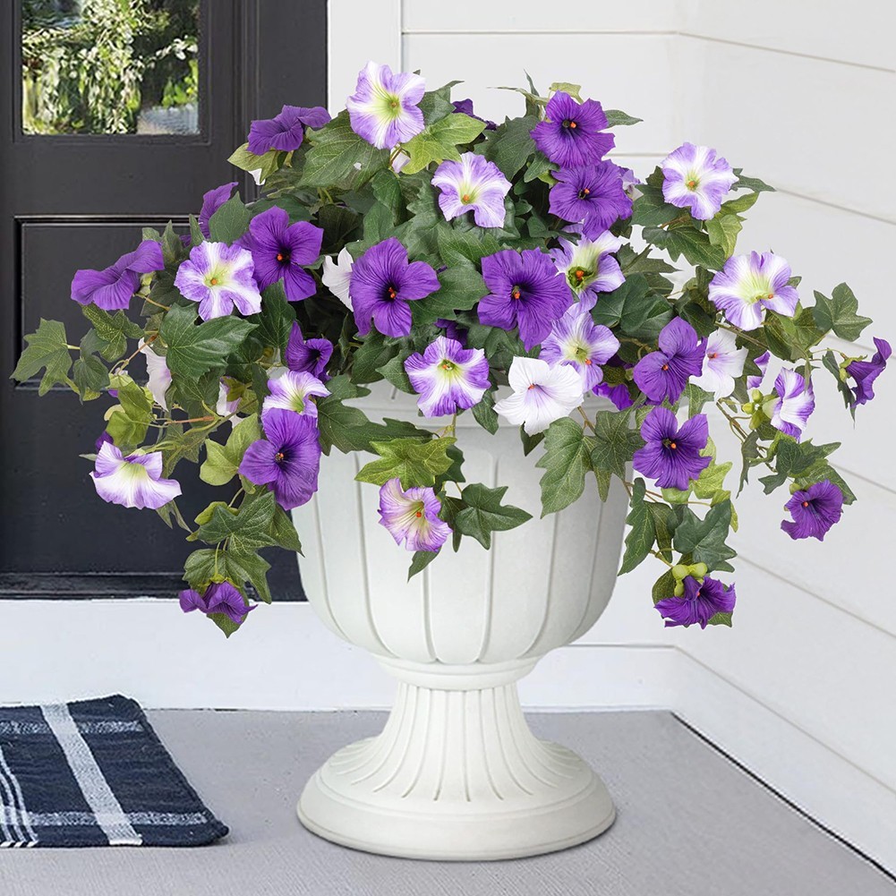 Vibrant Silk Faux Petunias for Enhancing Outdoor Patios and Indoor Areas