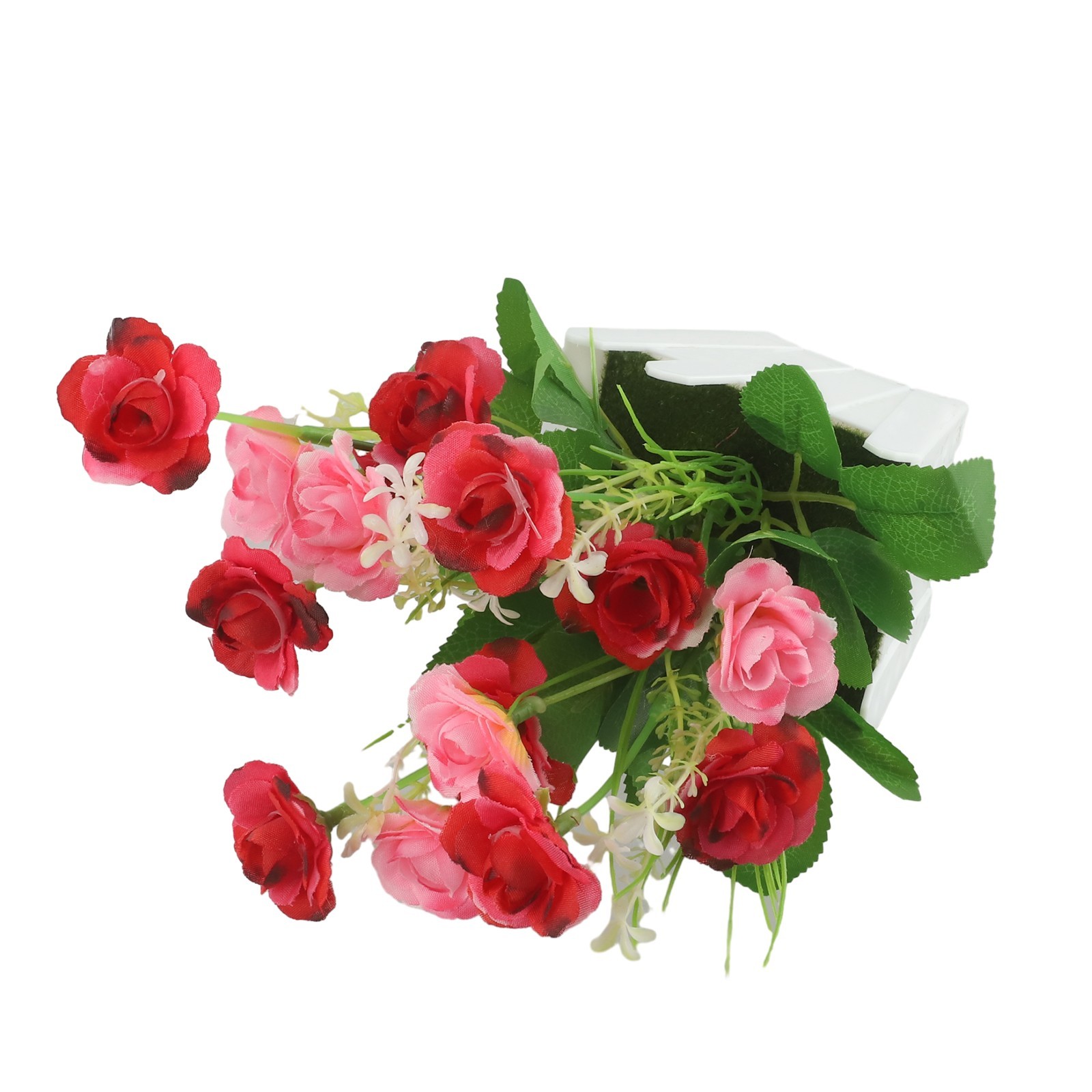 Realistic Looking Artificial Flowers in Pot for Indoor and Outdoor Use