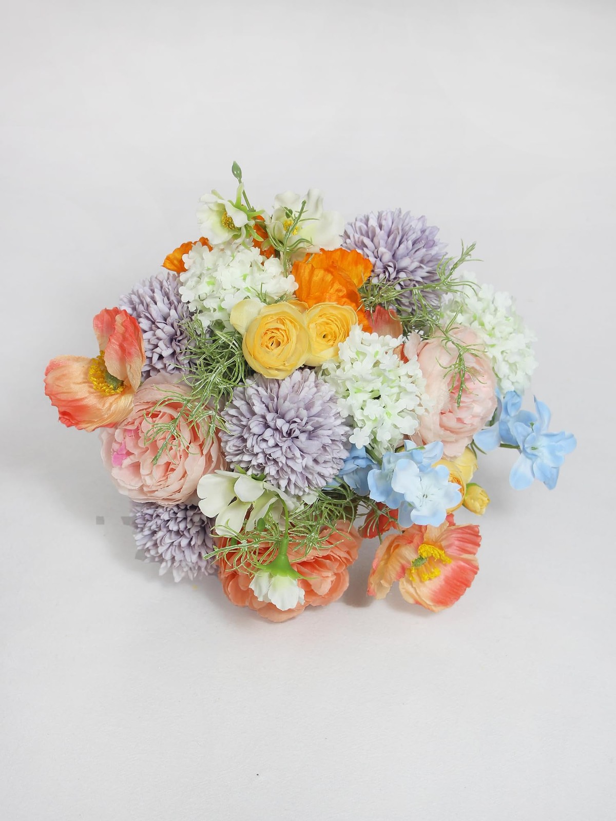 Rinlong 1Pc Wedding Bouquets for Bridesmaids Bride Spring Pastels Pink Blue A…