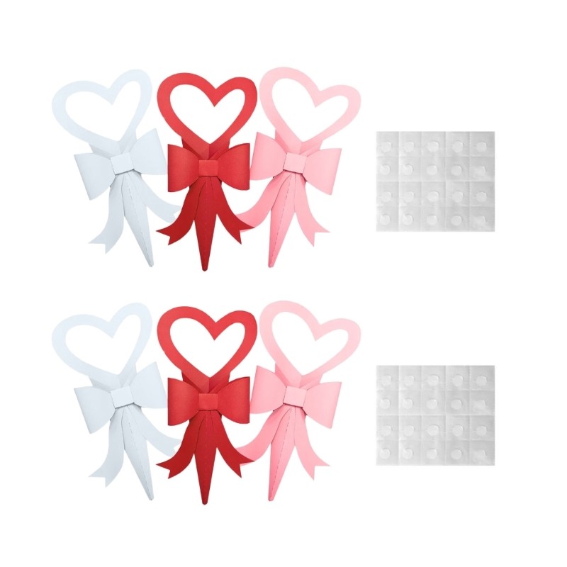 Romance Bowknot Design DIY Flower Bouquet Packaging Box for Valentines Gift