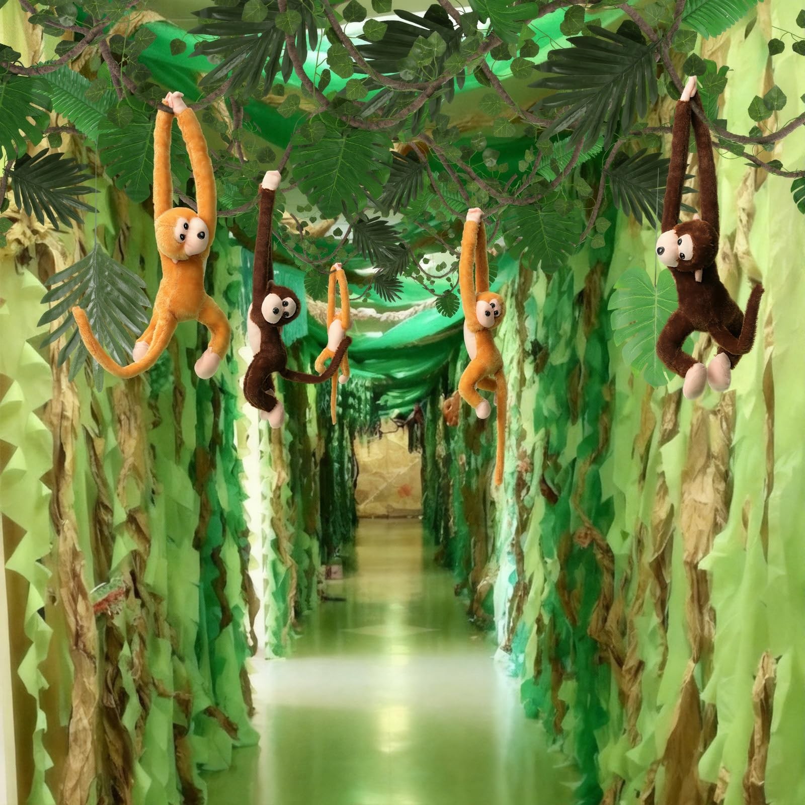 1 Set/ 29 Pcs Jungle Theme Party Decorations Rainforest Classroom Decorations…
