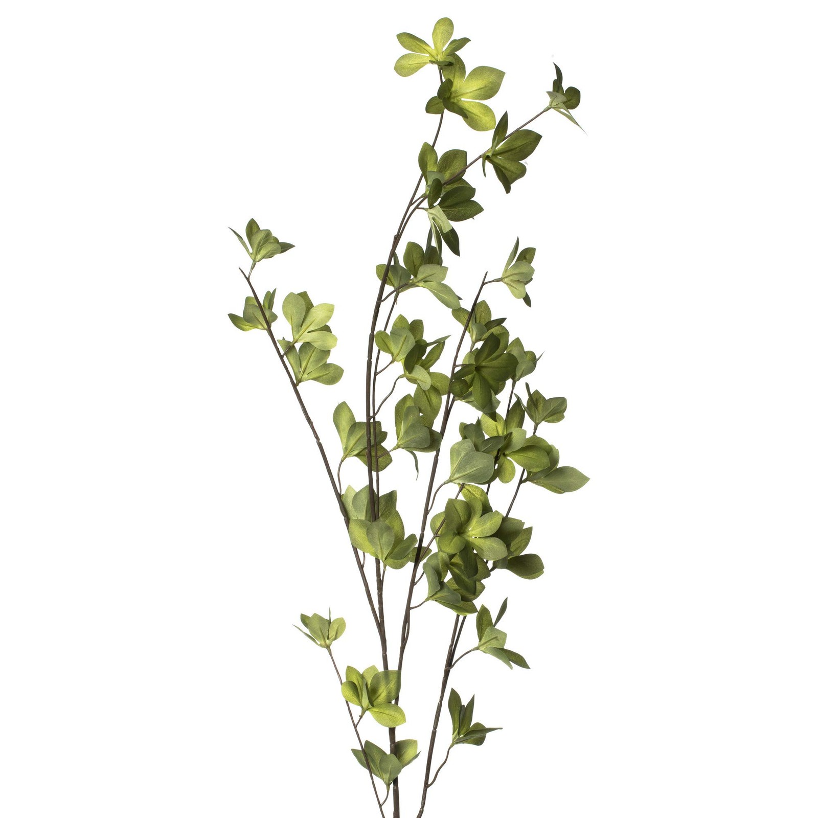 Vickerman 46″ Fabric Artificial Castor Bean Leaf Spray in Green (Set of 3)