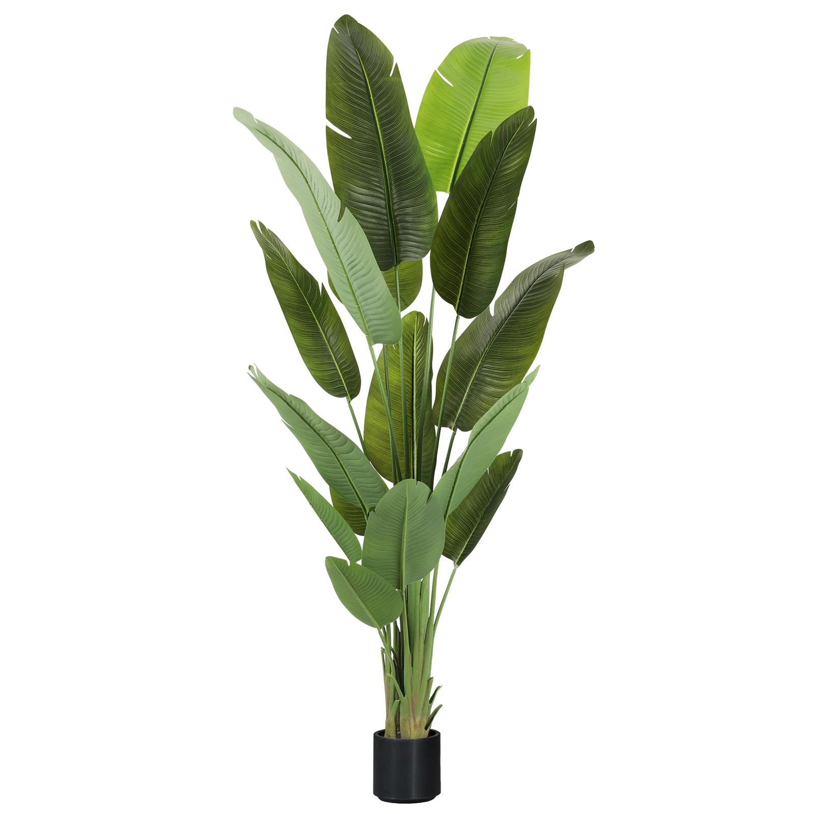 Artificial Tree 6.6Ft Silk Bird of Paradise Large Big Fake Potted Plants Tall…