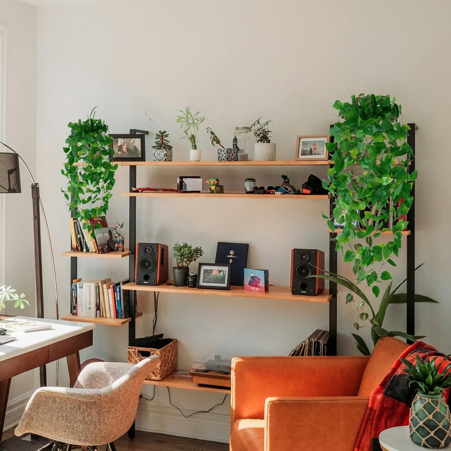Fake Hanging Plants Vines(4pcs)for Room Decor, Artificial Ivy Greenery Garlands