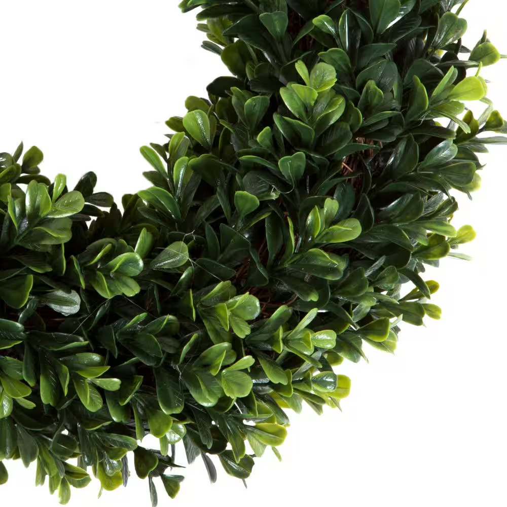 12 In. round Artificial Boxwood Wreath