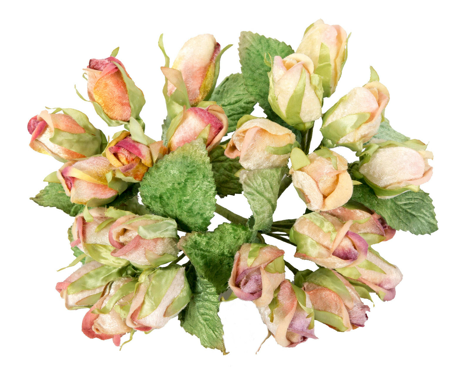Velvet Rose Buds Flowers Fascinators Hat Making DIY Craft Millinery Many Colors