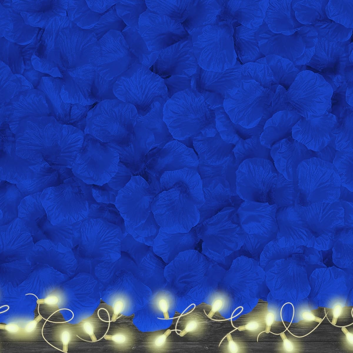 4500 Pack Blue Rose Petals,Artificial Roses Flower Petals for Romantic Night,…