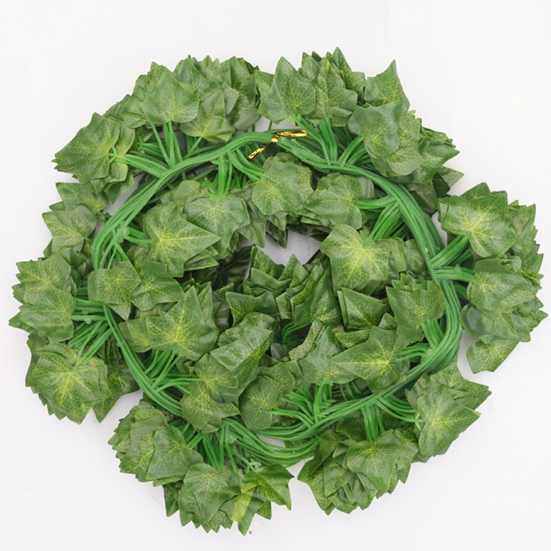 24 PCS Artificial Ivy Leaf Plants Fake Hanging Garland Plants Vine Home Decor