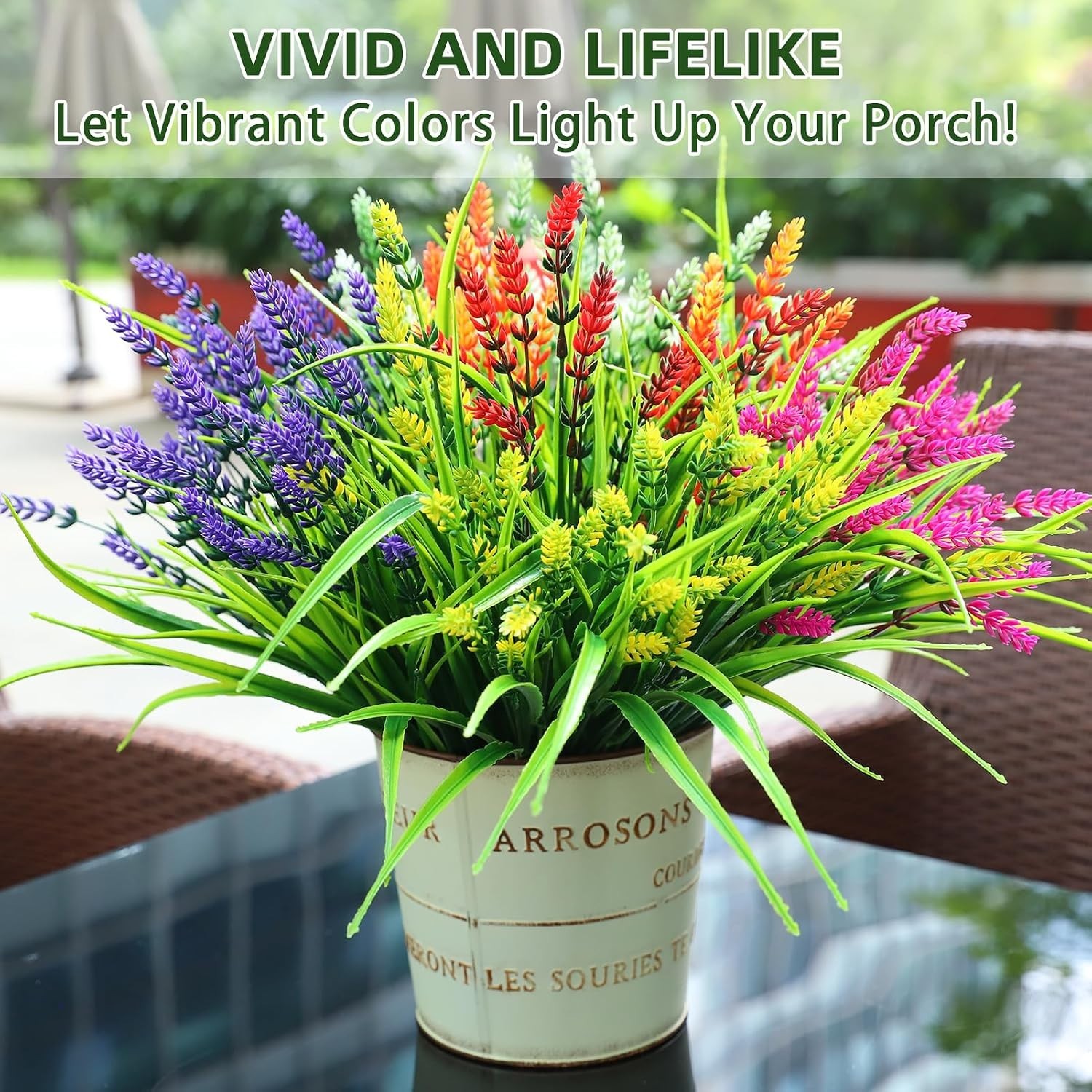 Low Maintenance Lavender Flowers with Butterflies – Perfect for -Round Decor