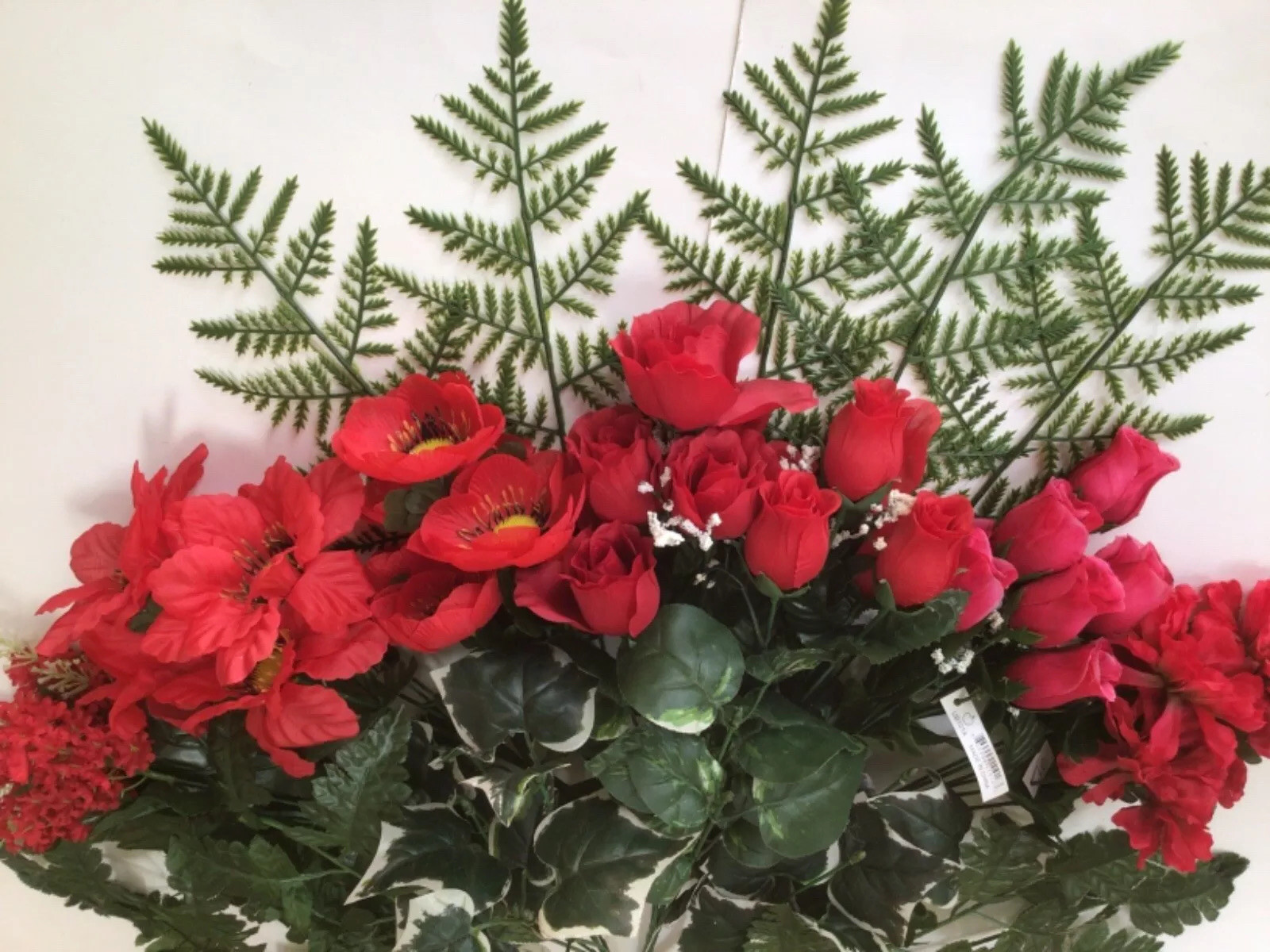 14″ Mixed Floral (12 pieces) Bush Silk Flower Home Wedding Table Decor MXD1016