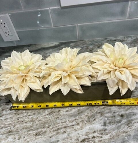 Wood Mason Jar Planter Box Centerpiece Flower Decor