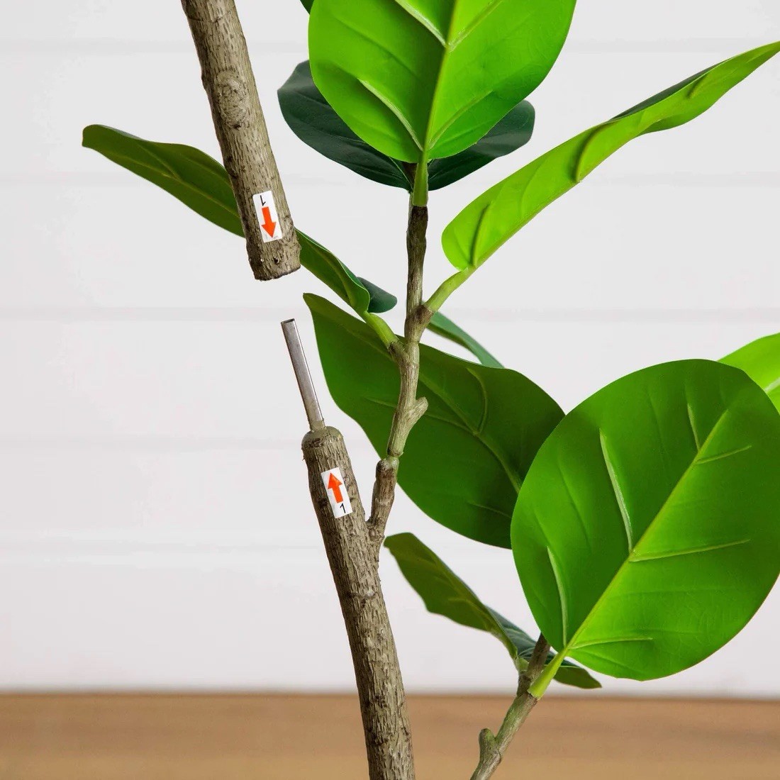 7′ Artificial Curved Trunk Audrey Ficus Tree
