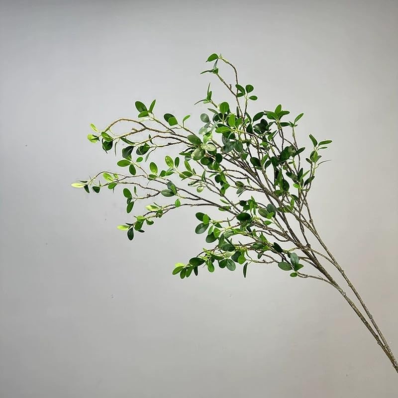 Artificial Eucalyptus Stems and Snow Willow Branches Set,Long Stem Artificial…
