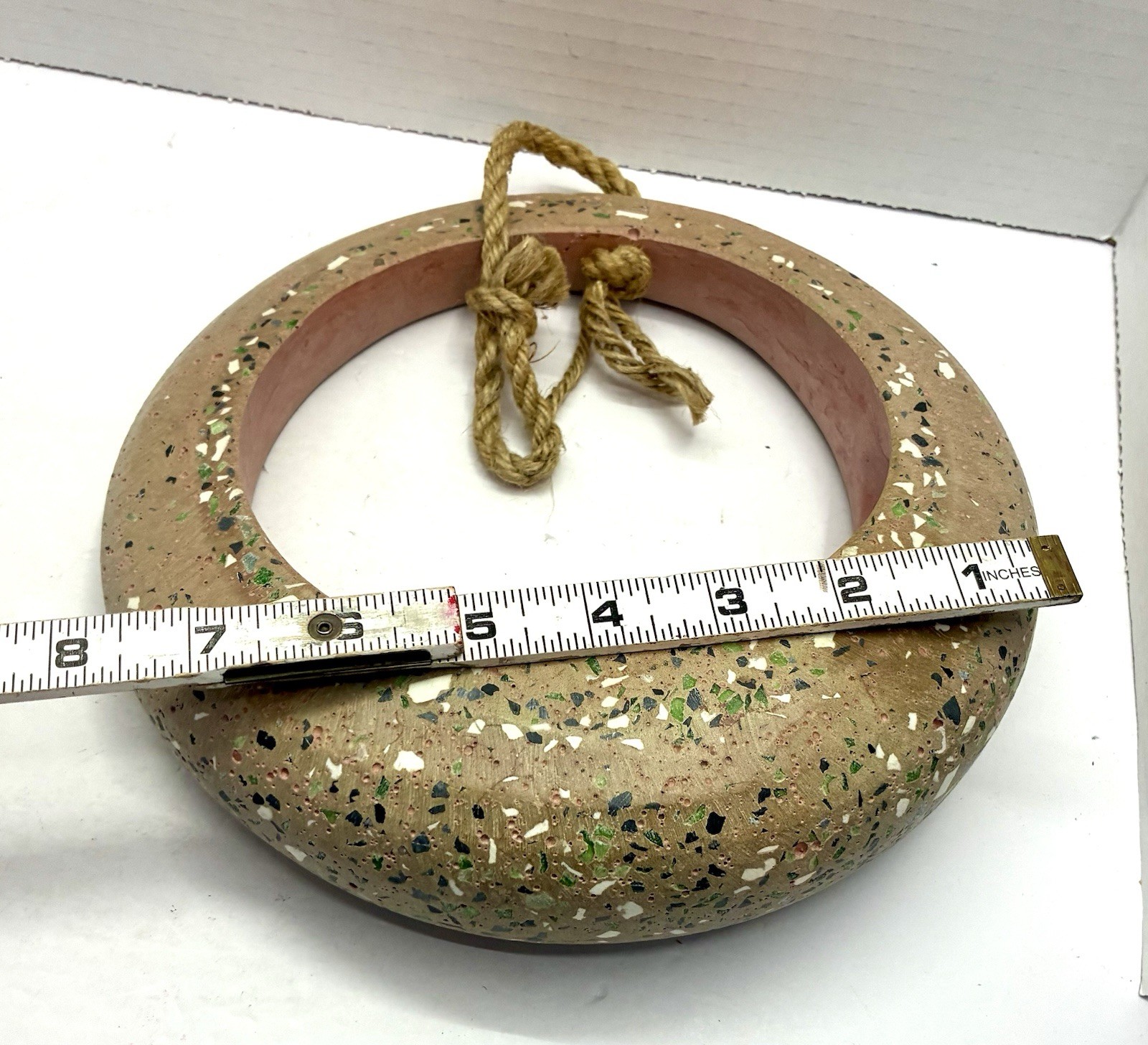 Project 62 Circular Hanging Wall Planter MCM Style Air Plant Succulents
