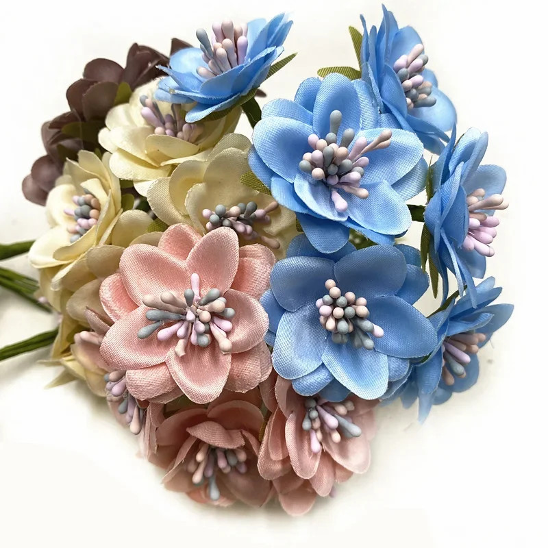400Pcs 2Mm Moulti Options Artificial Flower Stamen Mini Pearl Floral Pistil for