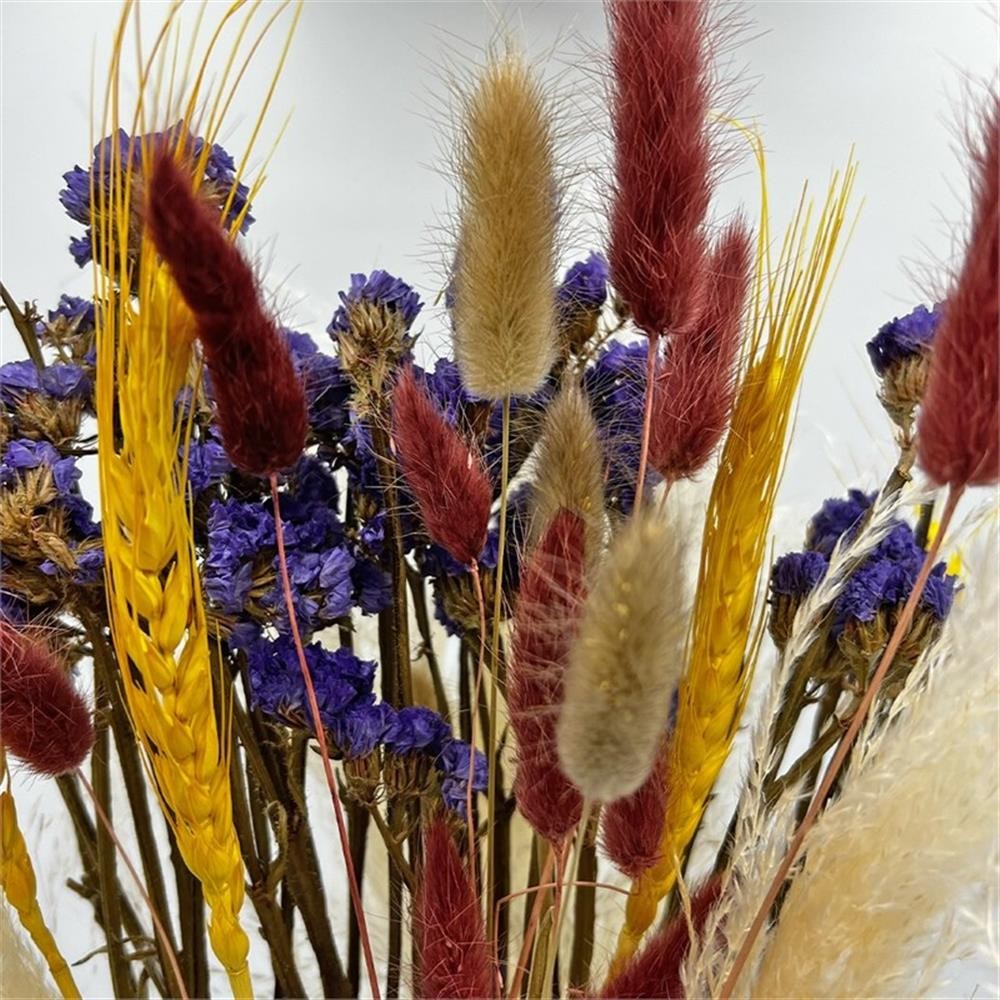 Pemberly Row 10-inch High Real Preserved Mixed Bouquets in Small Size
