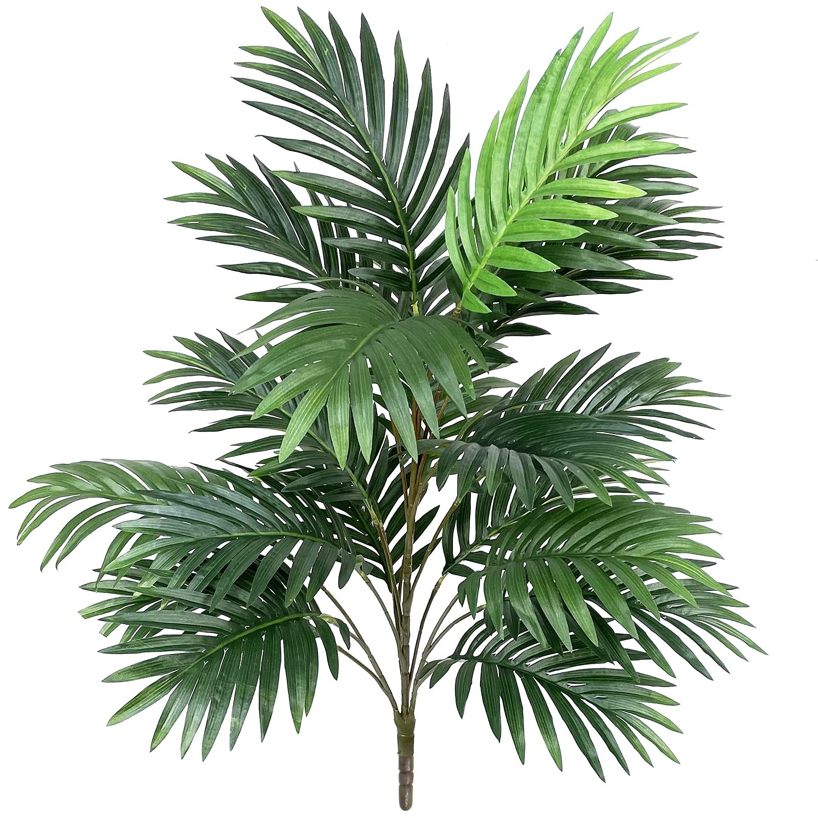 Artificial Palm Tree Plants 30″ Tall UV Resistant Tropical Areca Plant Faux Plan