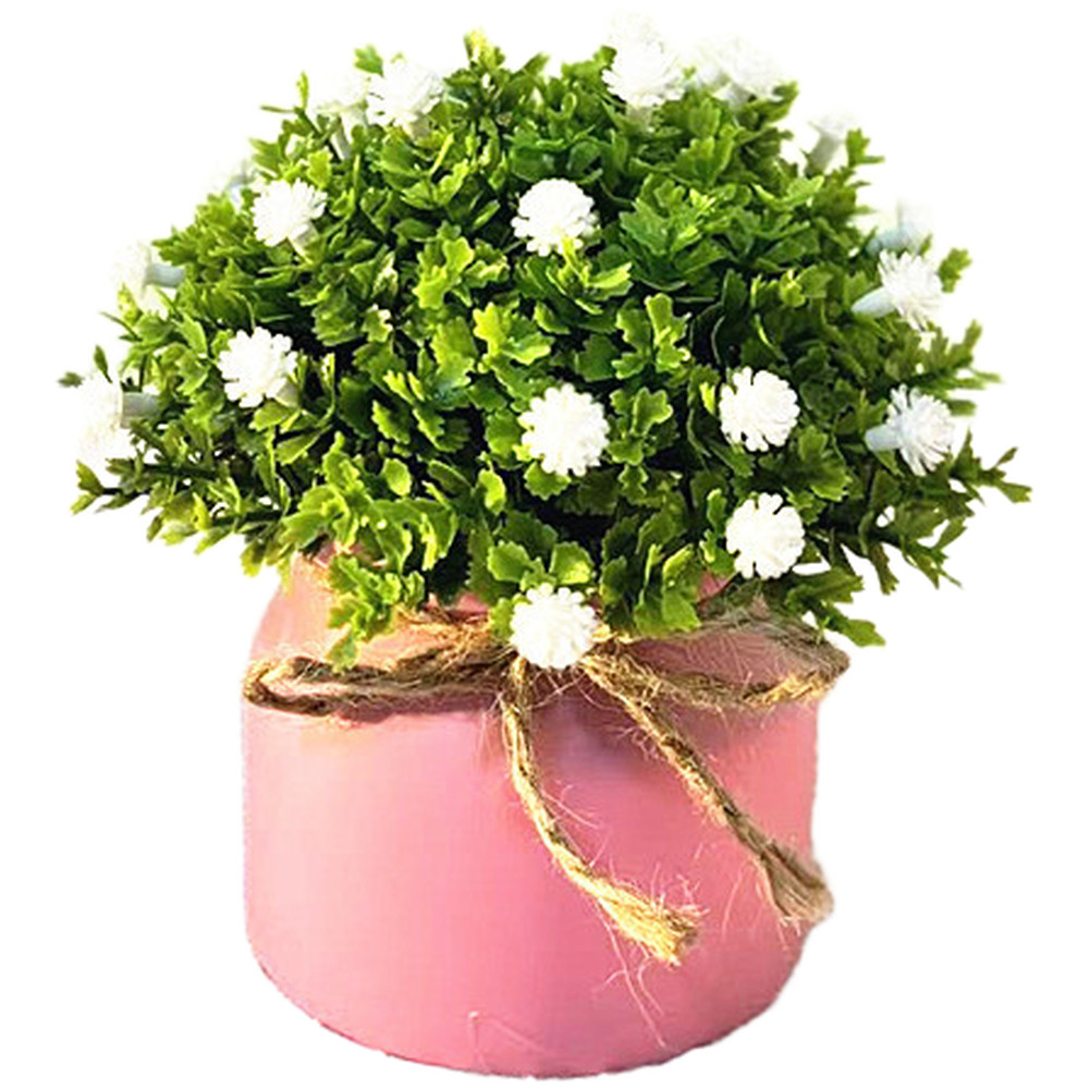 Artificial Gypsophila Flowers in Pot for Home Decor Wedding Photography