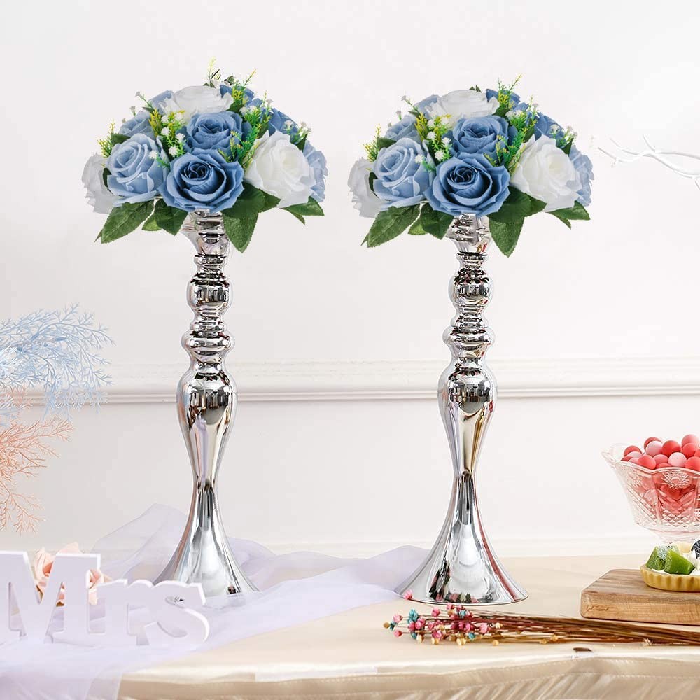 Blue Flowers Artificial for Decoration Silk Kissing Balls for Wedding – Artif…