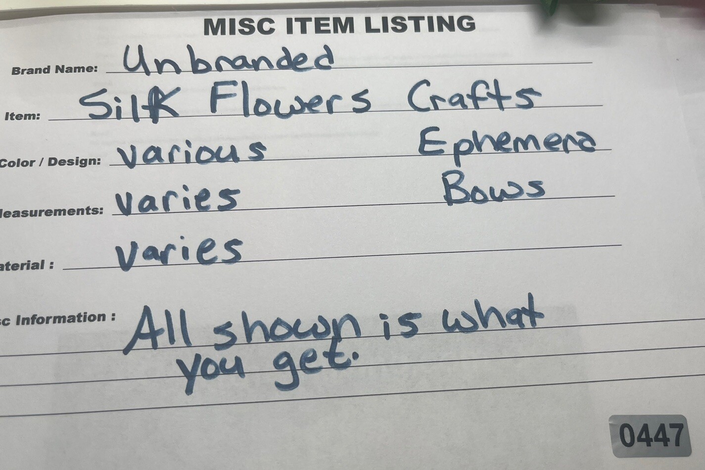 NEW BAG OF ASSORTED MULTI COLOR LOOSE Artificial Flowers Ephemera Crafts Hair