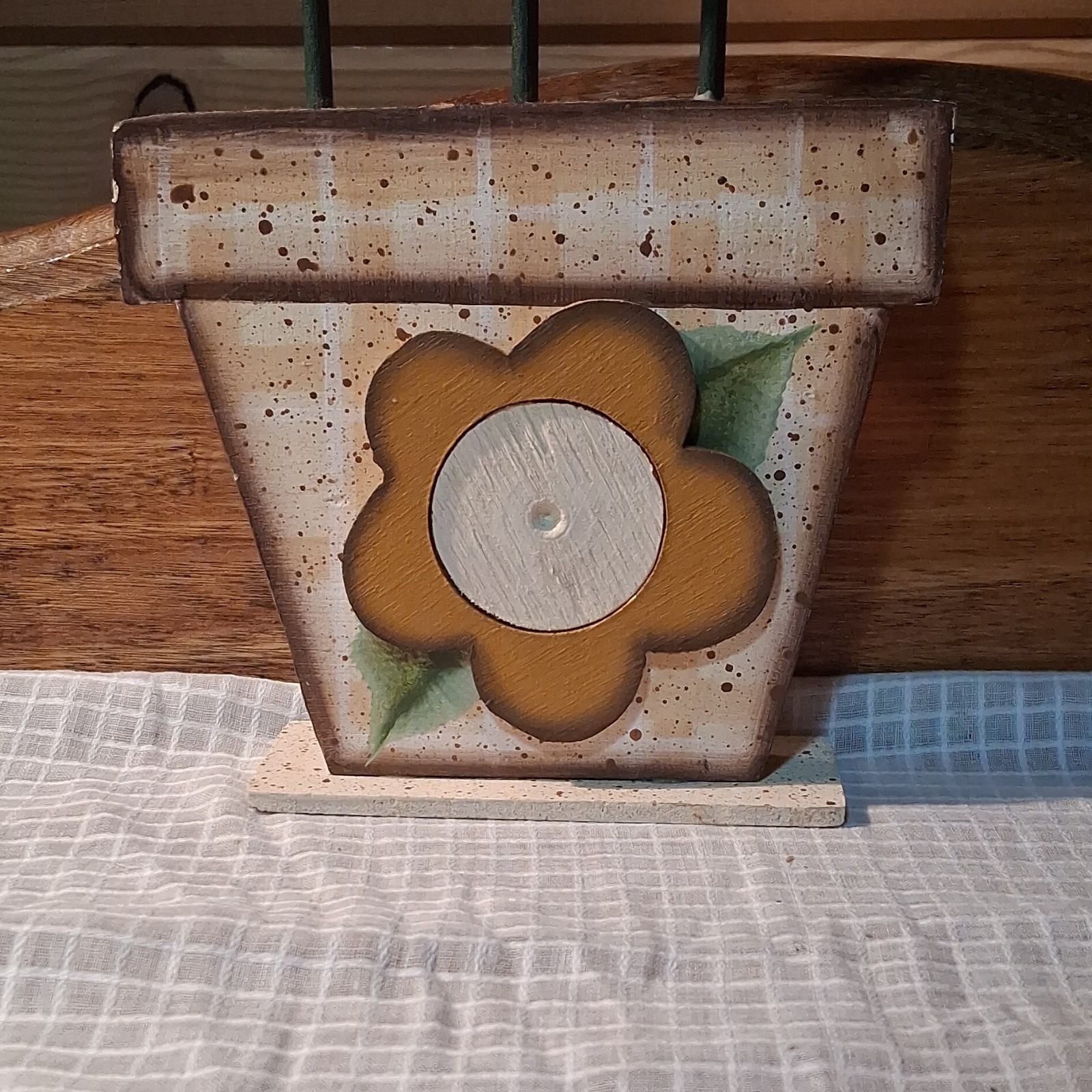 Vintage Rustic Wooden Whimsical Spring Decor