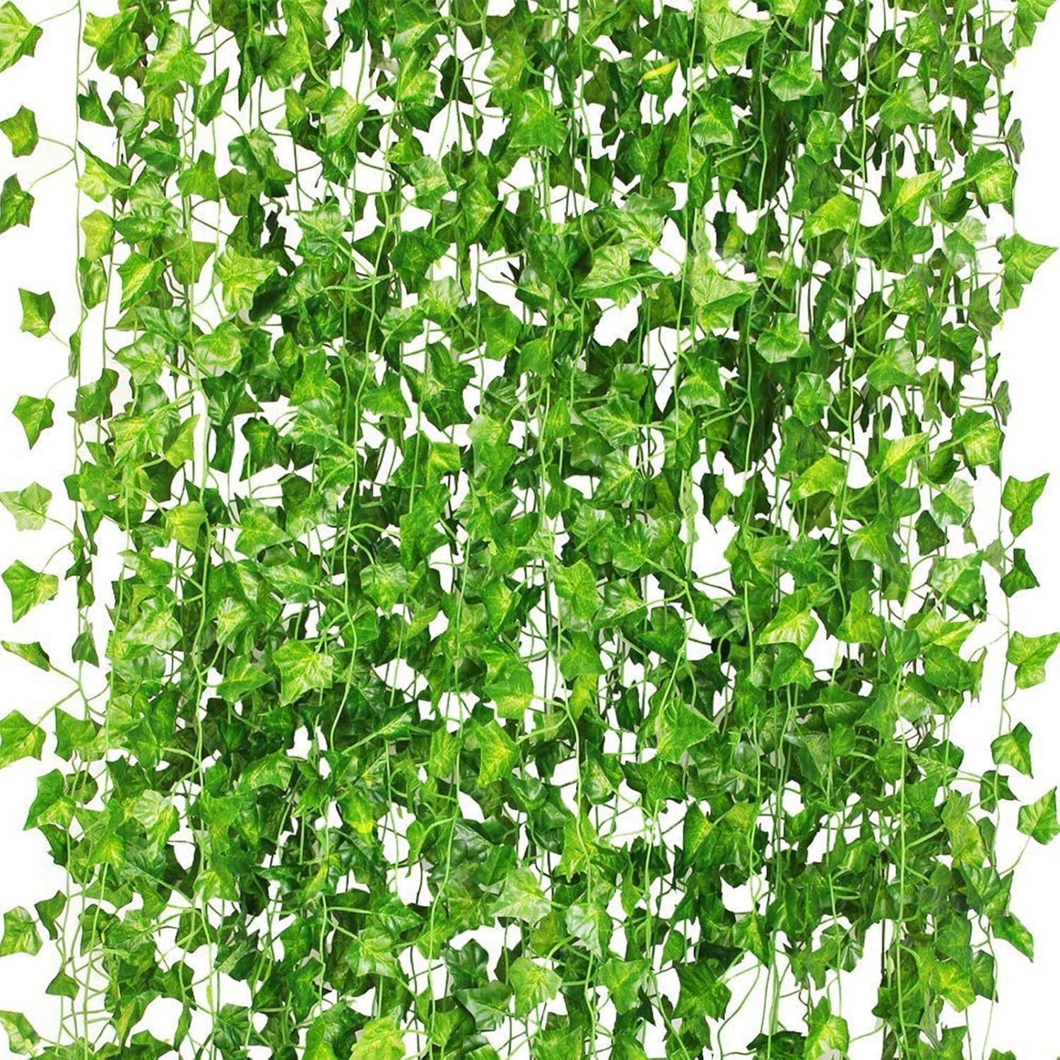 12 Pack 84Ft Artificial Ivy Garland, Fake Vines UV Resistant Greenery Leaves …