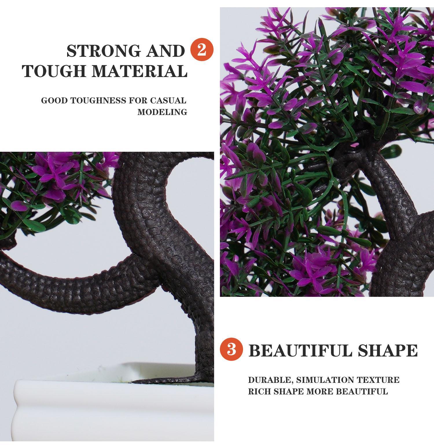 Artificial Bonsai Tree – Fake Potted Plant for Home, Office & Garden Decor