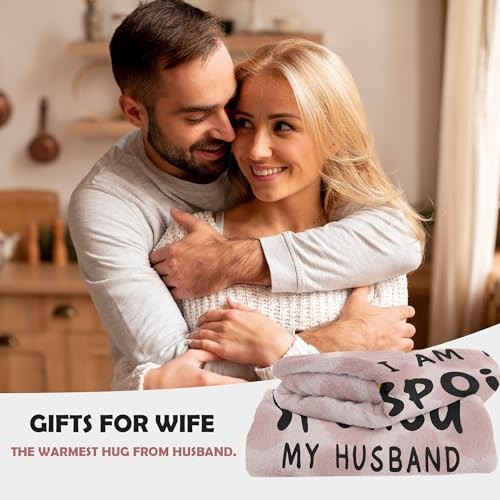 Gifts for Wife, Wife Gifts from Husband, Wifes Blanket Wedding wife 60″X50″