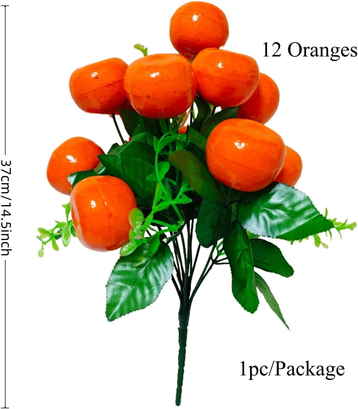 Happy Sukkot Decorations Artificial Orange Tree Plants Fake Simulation Greenery