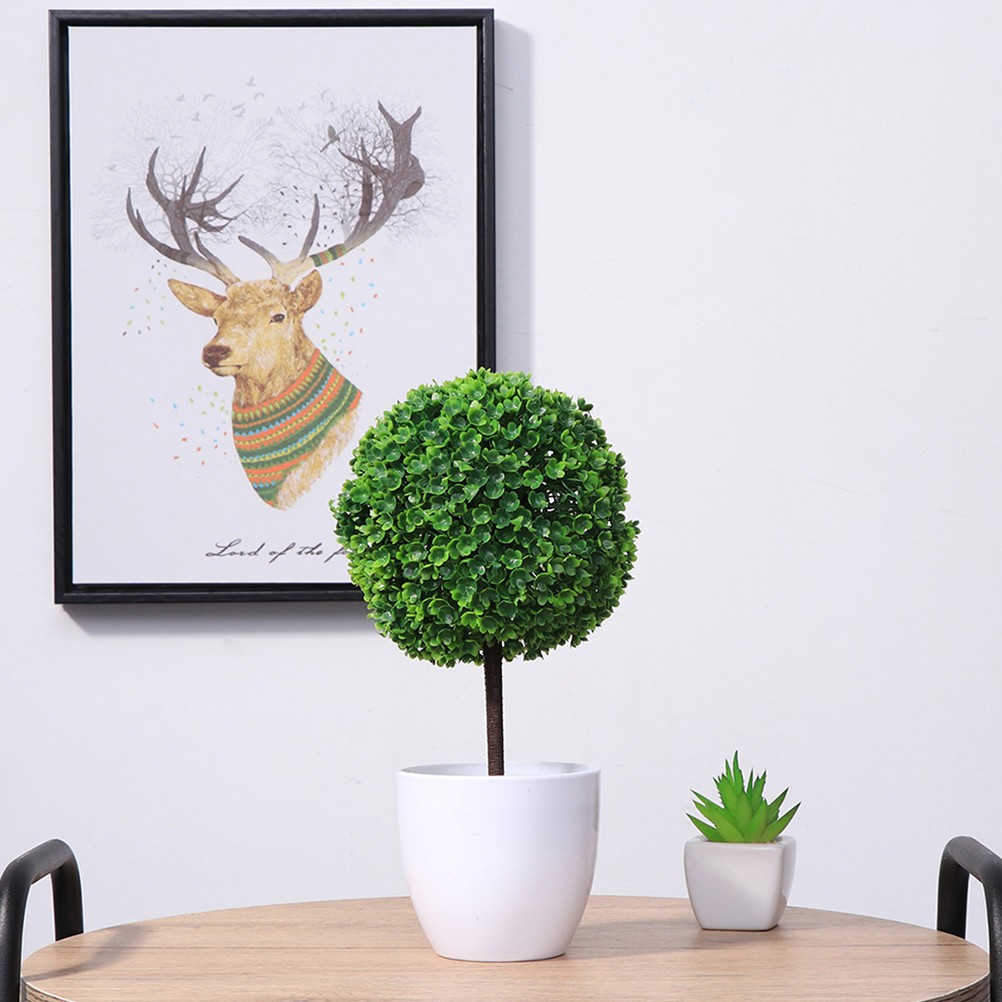 Potted Fake Plants Desktop Potted Plants Artificial Greenery Plants