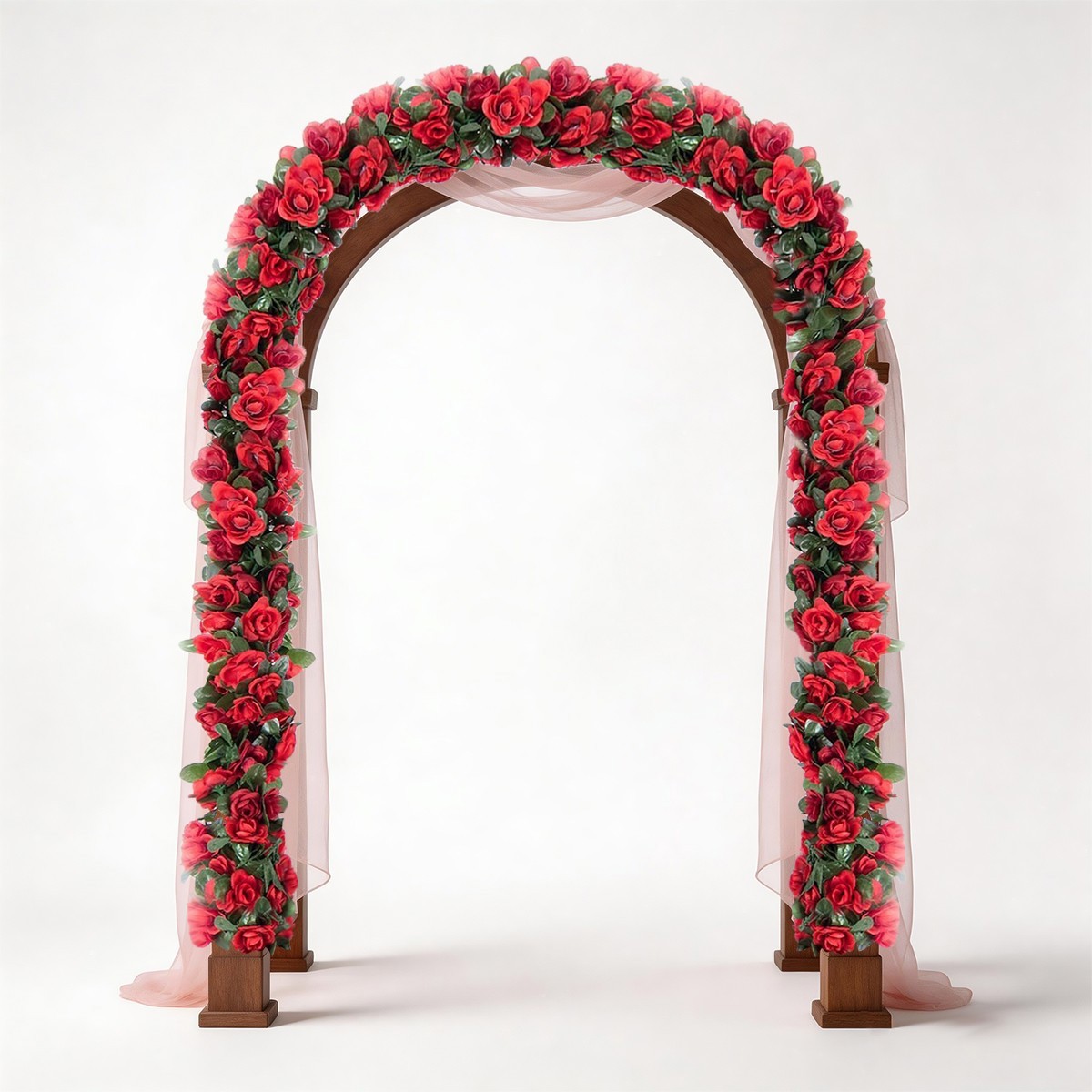 9Pcs/Set 8.2FT Artificial Rose Vine Flowers Wall Plants Hanging Rose Ivy Garland