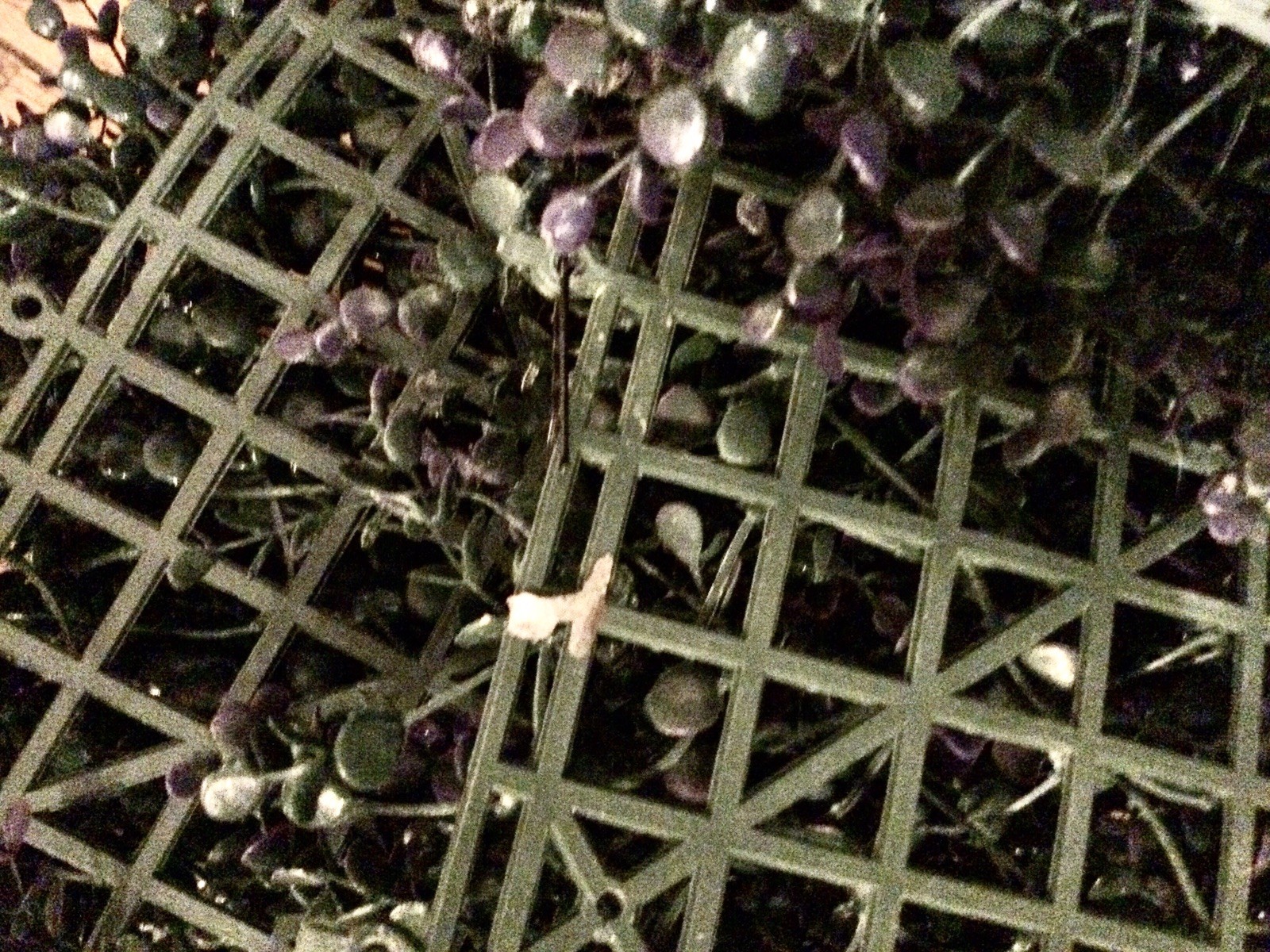6 Artificial Faux Plastic PURPLE LAVENDER FLOWER PLANT 20×20” PATIO SCREEN PANEL
