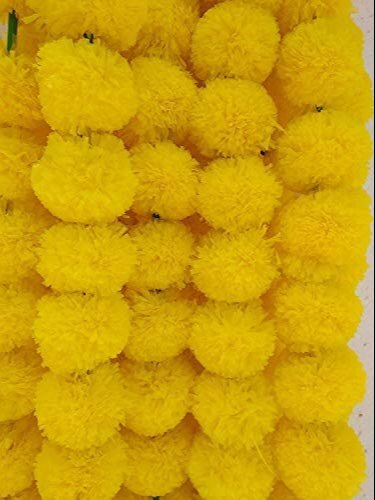 Wholesale Lot Artificial Marigold Flower Garlands New House Warming Decoration