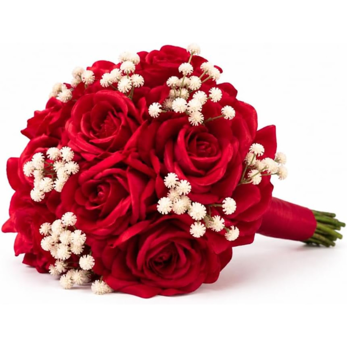 Artificial Flower Ball Centerpiece Red Rose Wedding Party Table Decor 4-PACK
