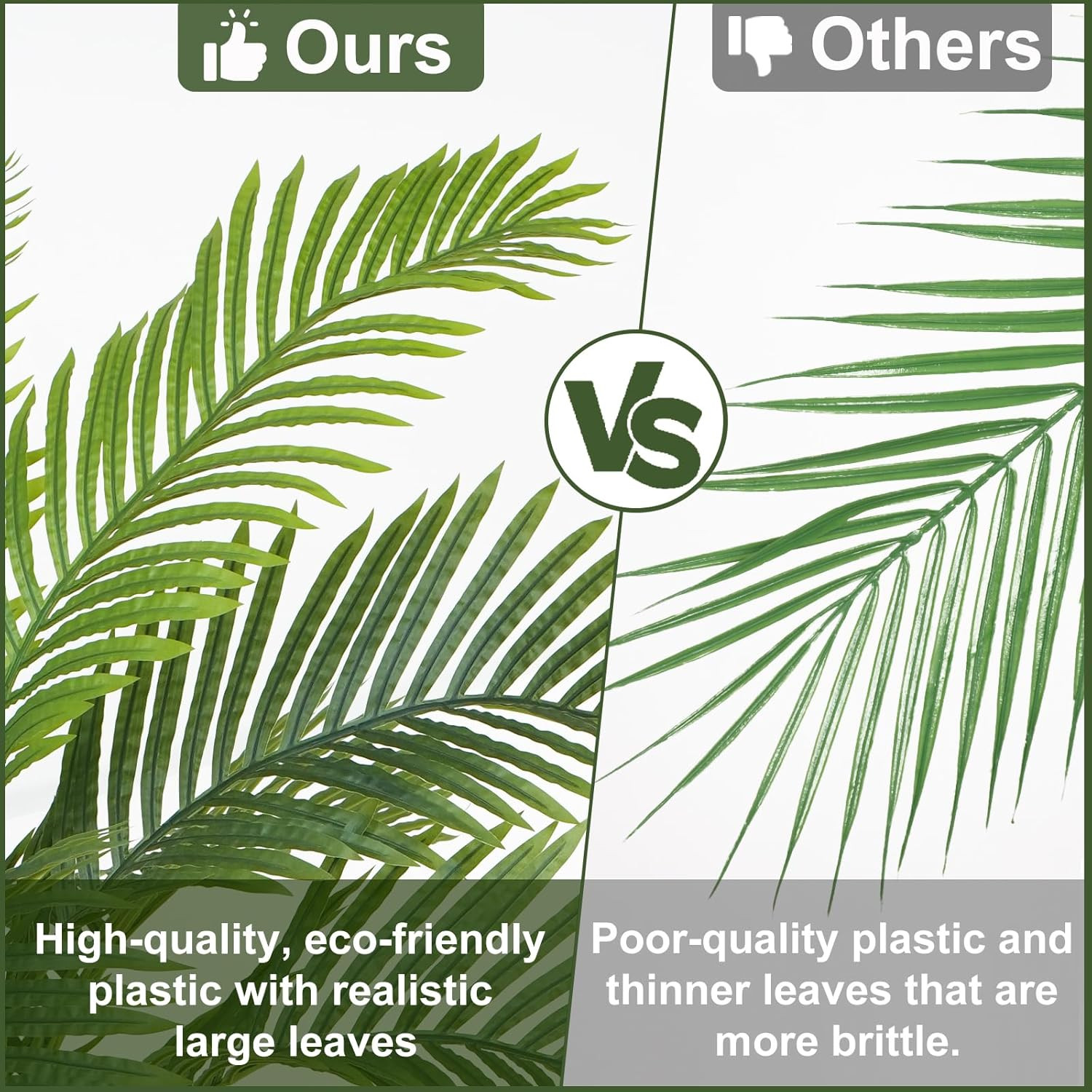 8.5Ft Tall Artificial Phoenix Palm Tree for Outdoors Indoor Decor, Large Faux Co