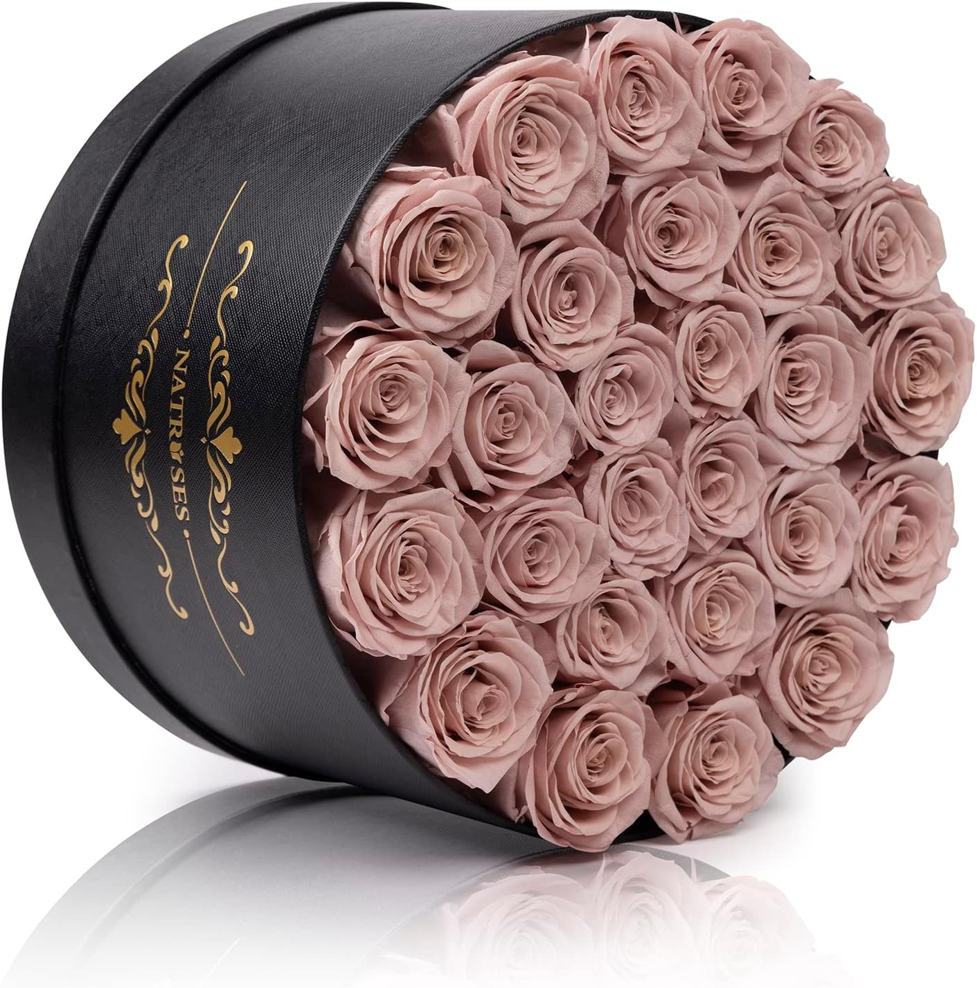 Gifts for Her 27 Piece Forever Preserved Roses in a Box, Preserved Flowers for D