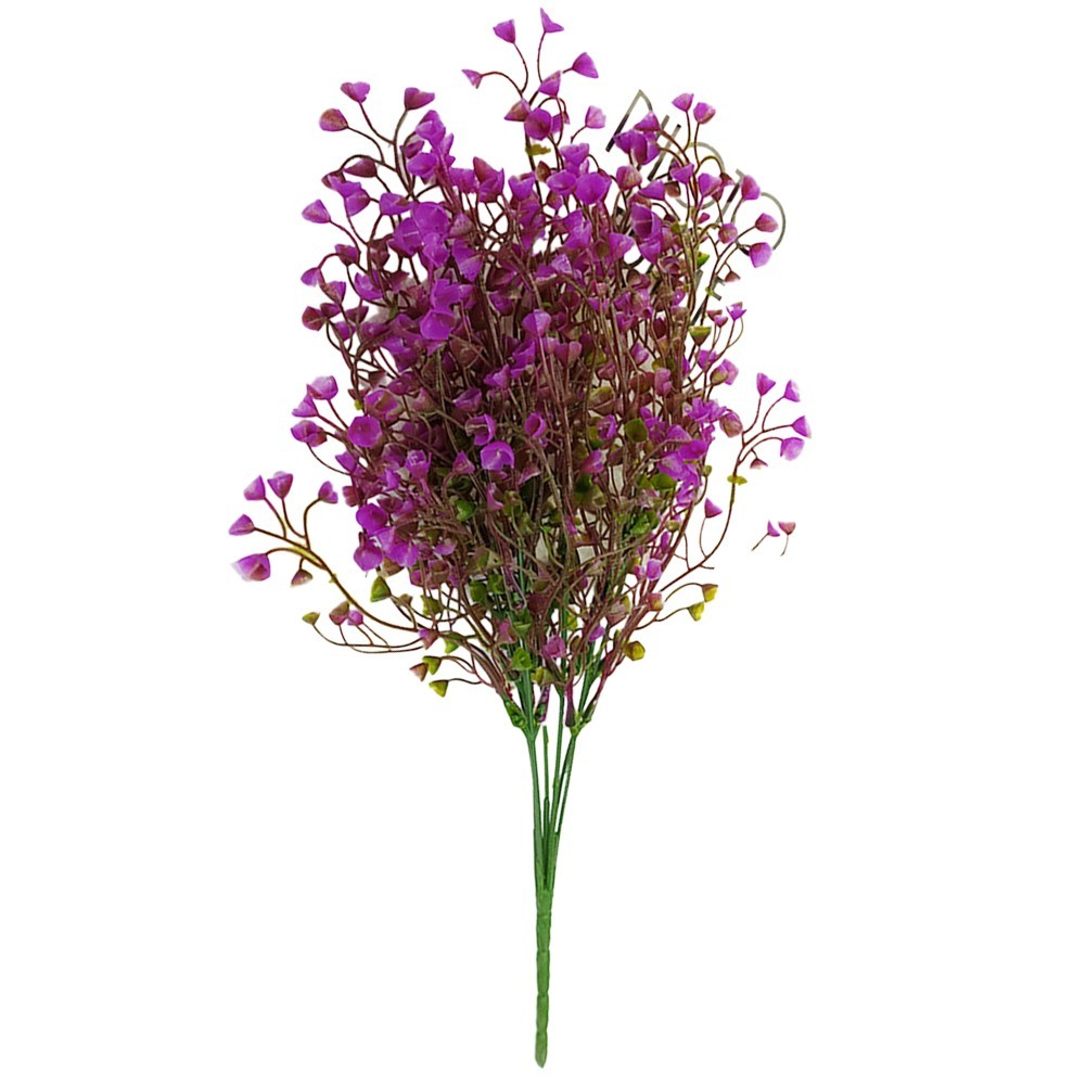 UV Resistant Faux Plastic Flowers for Garden Enhancement Vibrant Colors