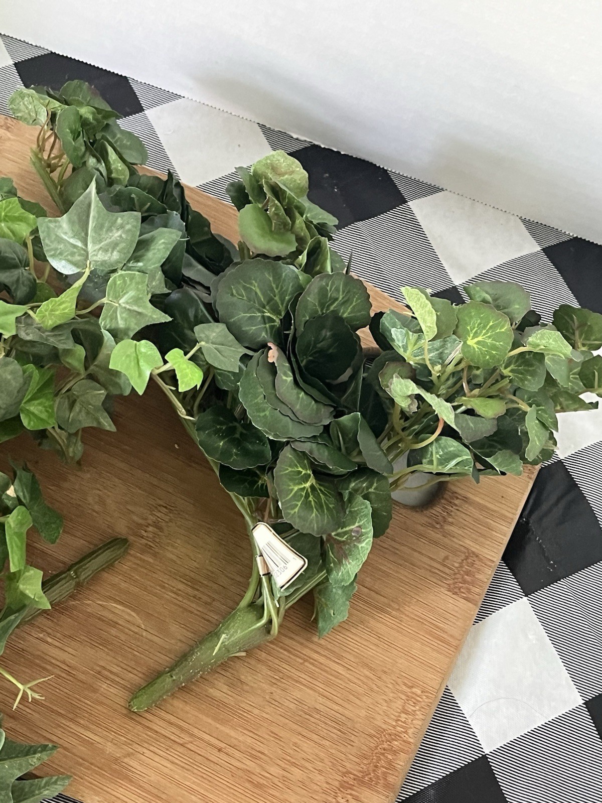 3 Artificial Silk Faux Green Ivy Plant Pick Stem Bunch Approx 14″ Inches