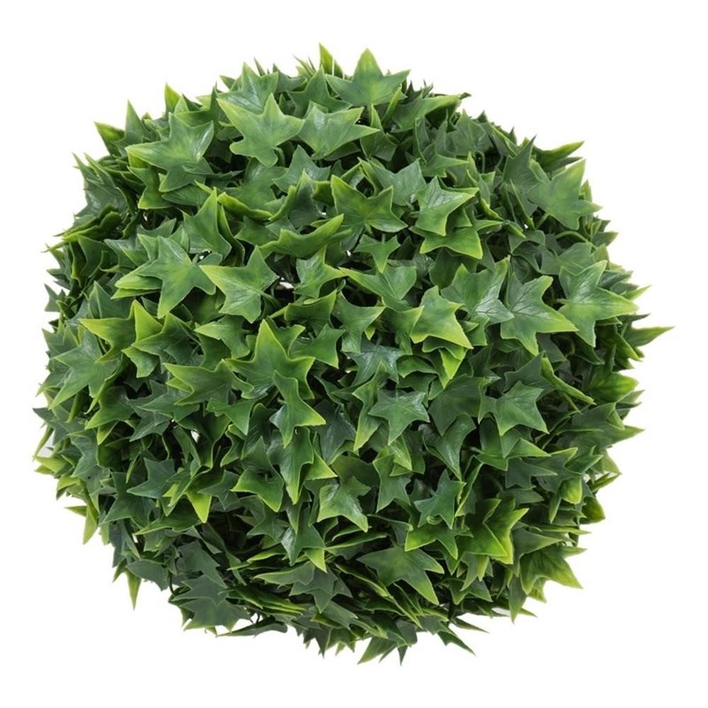 Vickerman 8″ Contemporary Plastic Artificial Mini Ivy Ball UV in Green