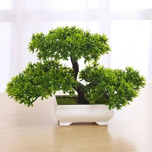 1pc Artificial Bonsai Plant Fake Flower Tree Potted Table Decor – NEW