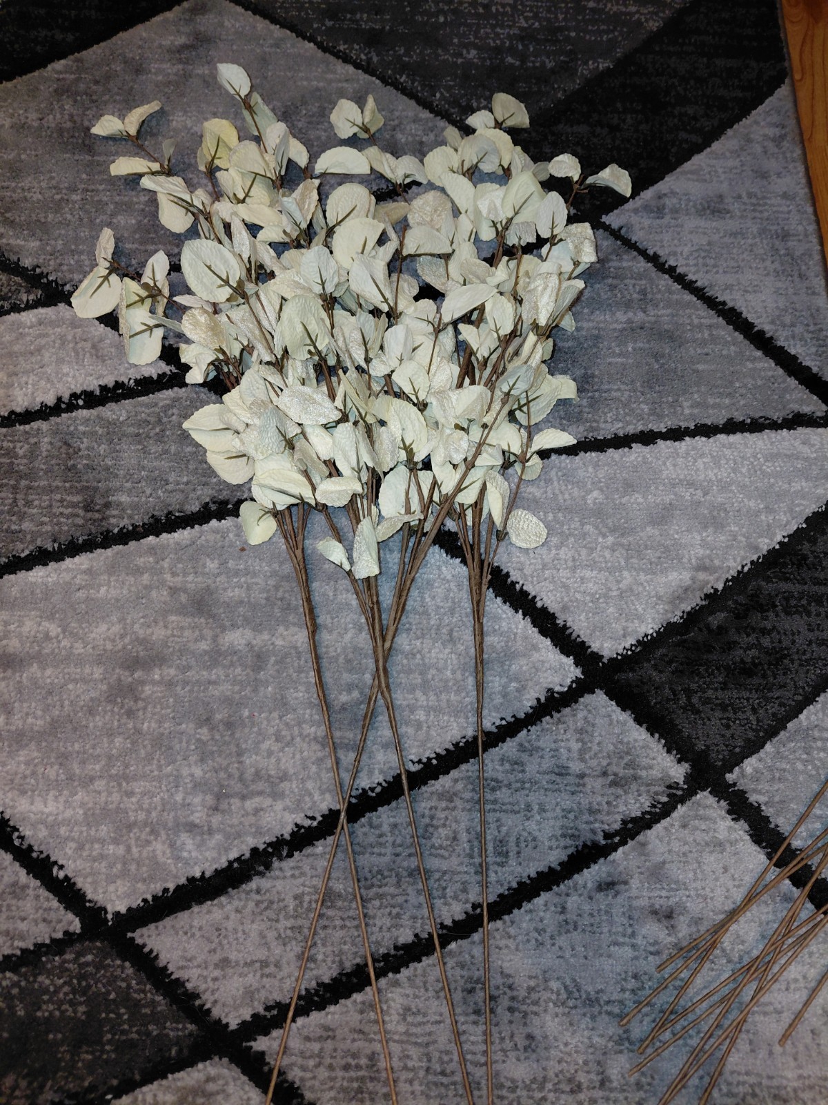 Huge Bundle Of Brand New Beautiful Mixed Faux Roses, Eucalyptus Etc Over 50 Pcs!