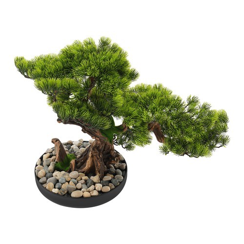 Desktop Artificial Bonsai Tree Artificial Bonsai Pine Tree Realistic Fake Plant