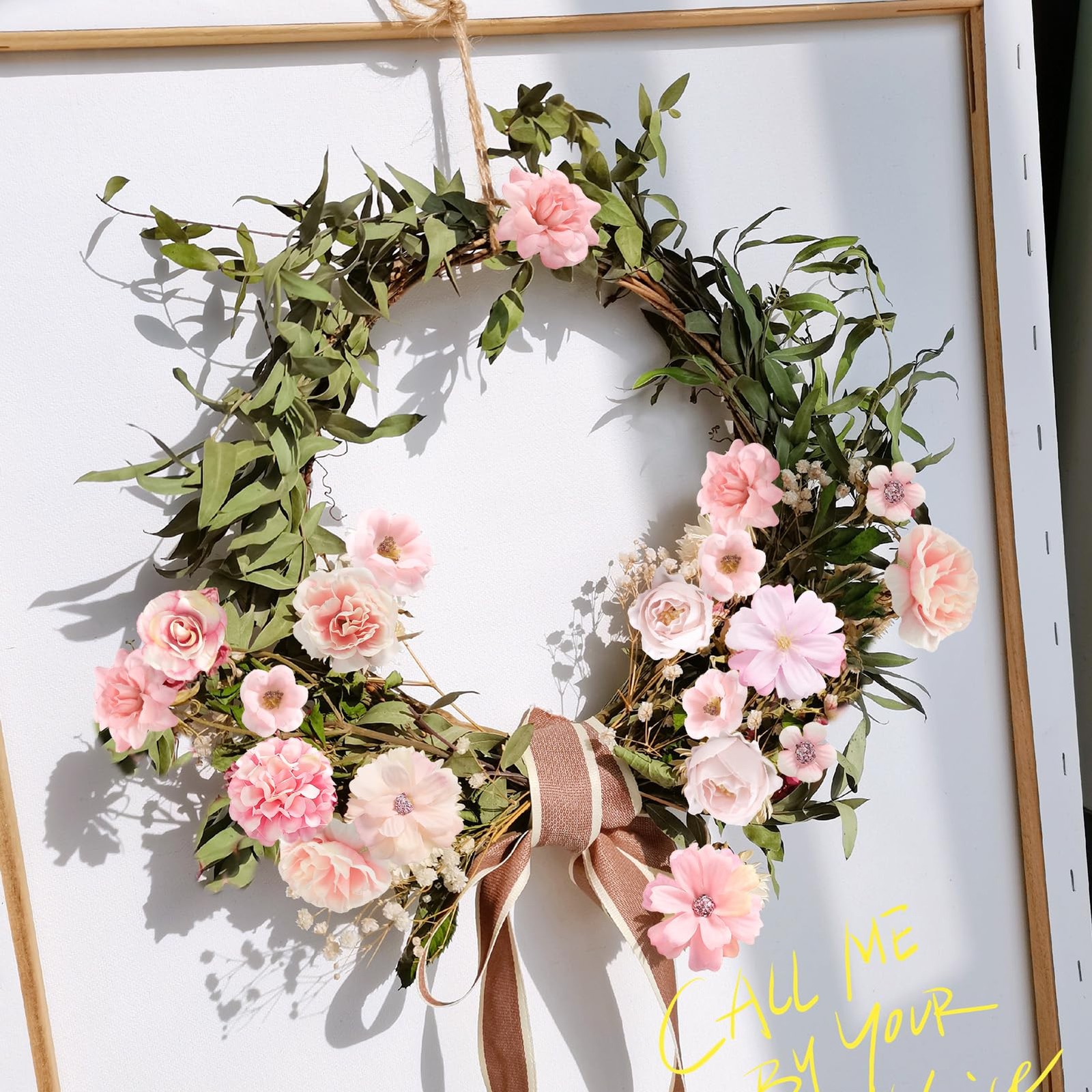 Faux Flower Heads Mini Pink Artificial Flower Heads Fake Peony Daisy Rose Flo…