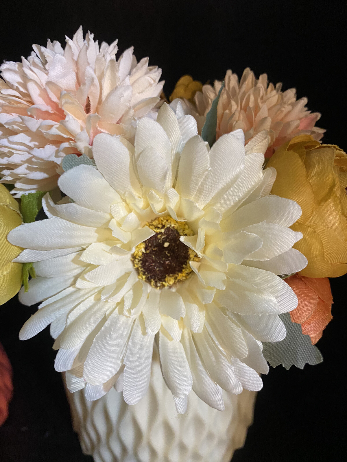 Autumn Fall Décor Flowers Pumpkins. & Garland Floral Arrangement Gift Set