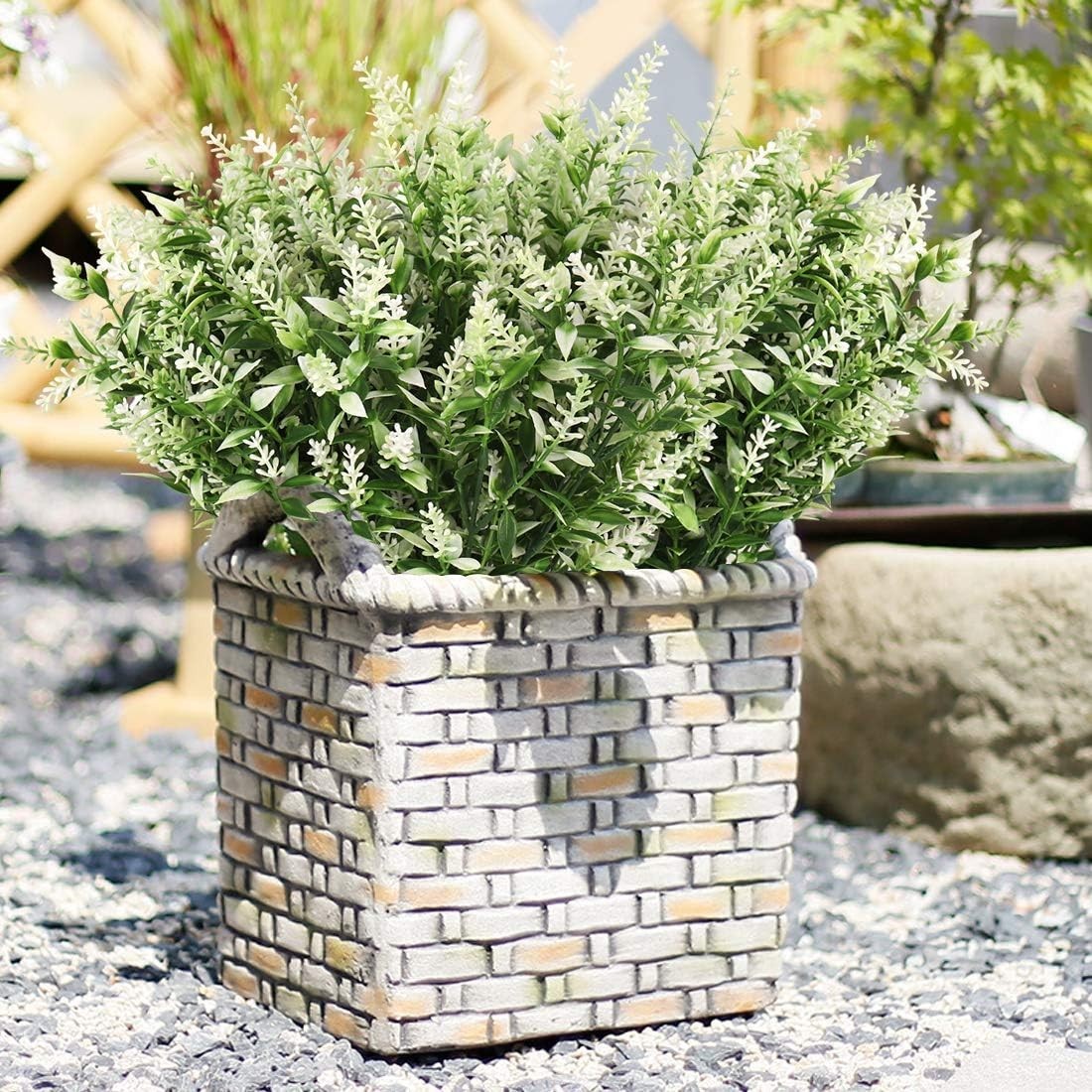 8 Bundles of Lifelike UV Resistant Lavender – Perfect for Home & Wedding Decor