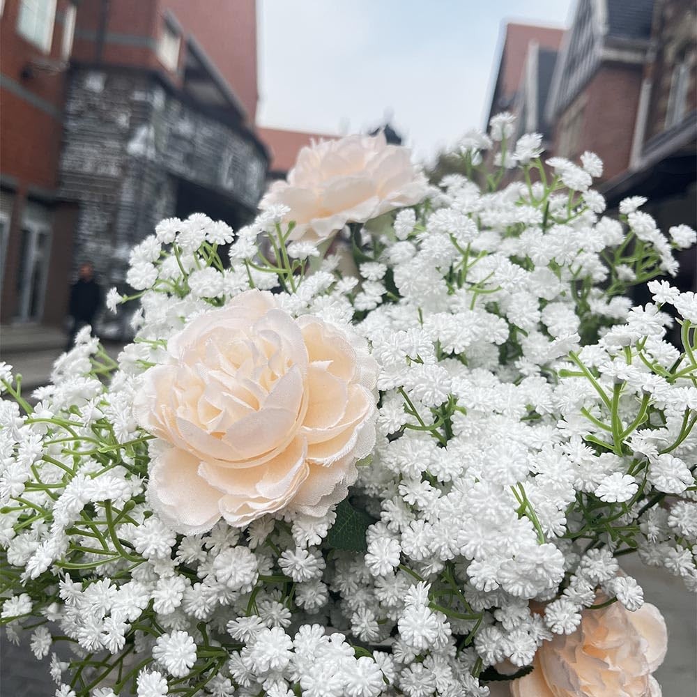 24pcs Artificial Gypsophila Flowers Fake Flowers Real Touch Fake Flowers for …