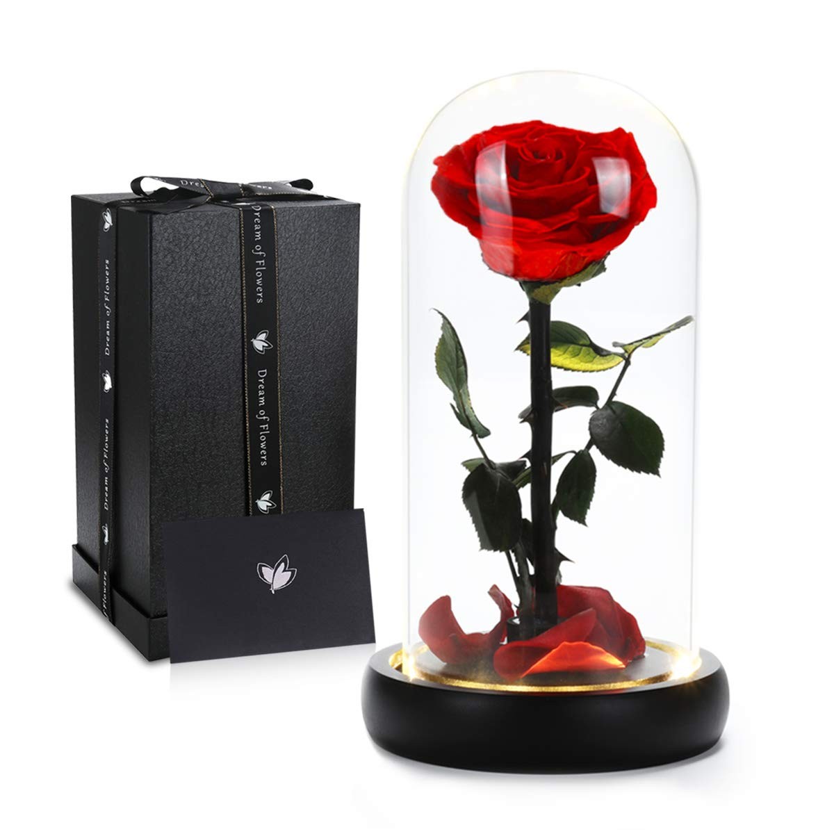 Mothers Day Rose Flower Gifts, Beauty and The Beast Rose Gifts for Women Wife…