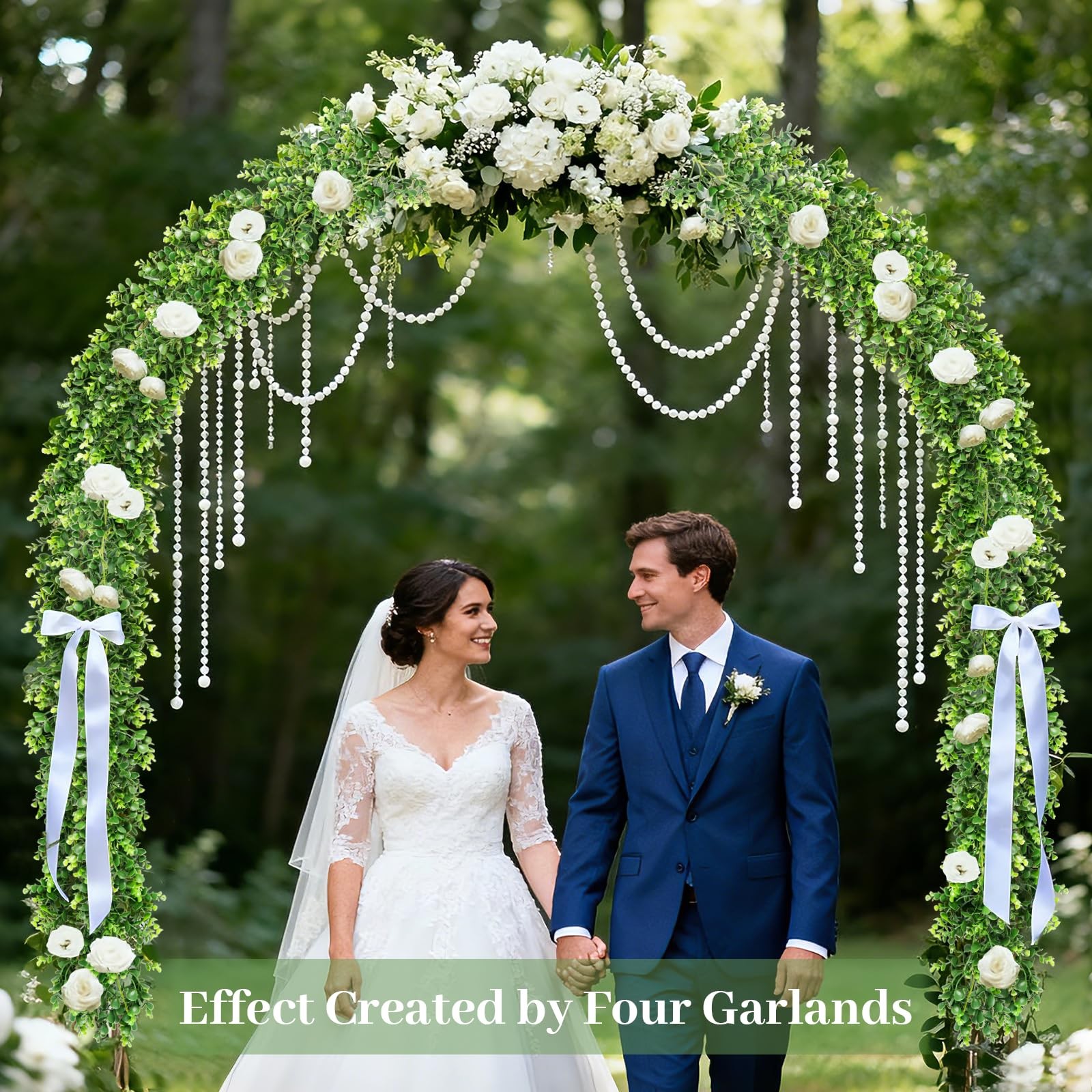 6FT Artificial Boxwood Garland, Faux Vines Hanging Plant Greenery Garland for…